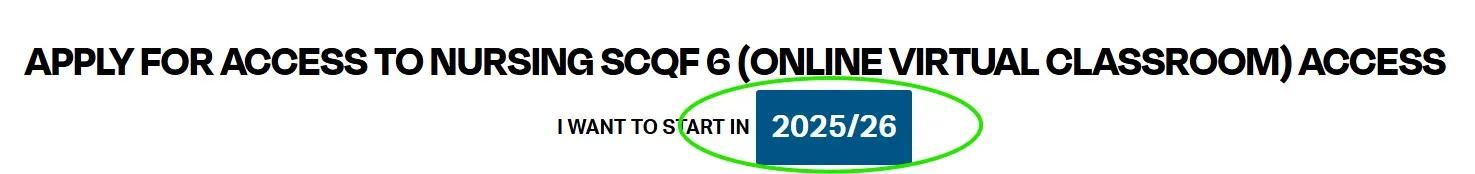 a screenshot showing UHI North West & Hebrides's website with the button to apply for the programme circled